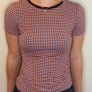 Patterned Crop Top